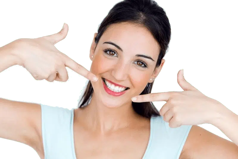 Digital Marketing for Dentists - women with White Teeth