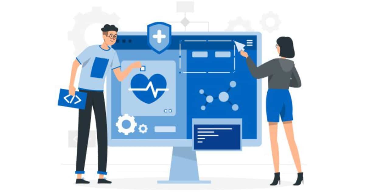 Les éléments de la conception de sites Web médicaux sont: Navigation propre et intuitive, Réactivité mobile, Aspect et convivialité professionnels ...